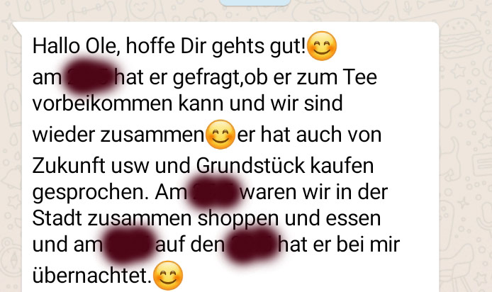 Kundenstimme zum Email-Coaching Paket Silber