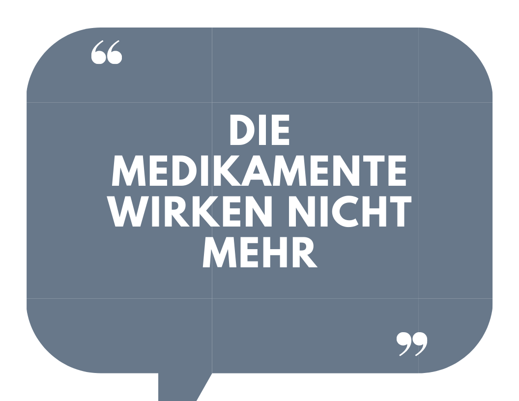 Endlich Migränefrei – Online-Coaching gegen Migräne von Anke Schneider 4 Testimonial-Grafik mit Zitat in weißer Schrift auf blaugrauem Hintergrund
