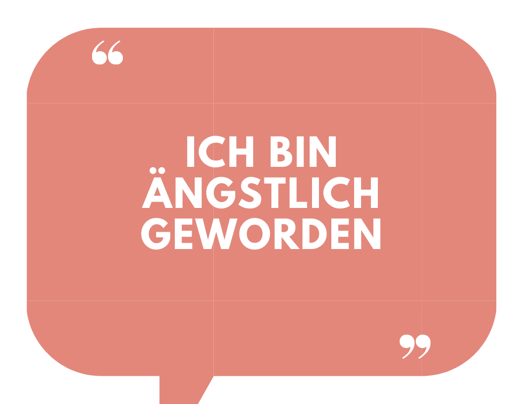 Endlich Migränefrei – Online-Coaching gegen Migräne von Anke Schneider 3 Testimonial-Grafik mit Zitat in weißer Schrift auf korallenfarbenem Hintergrund