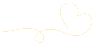 Elegante goldene Dekorlinie mit Herzmotiven
