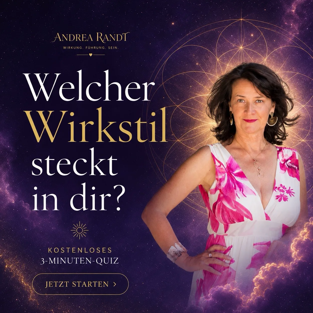 Produktabbildung: Welcher Wirkstil steckt in dir - 3-Minuten-Quiz mit Andrea Randt