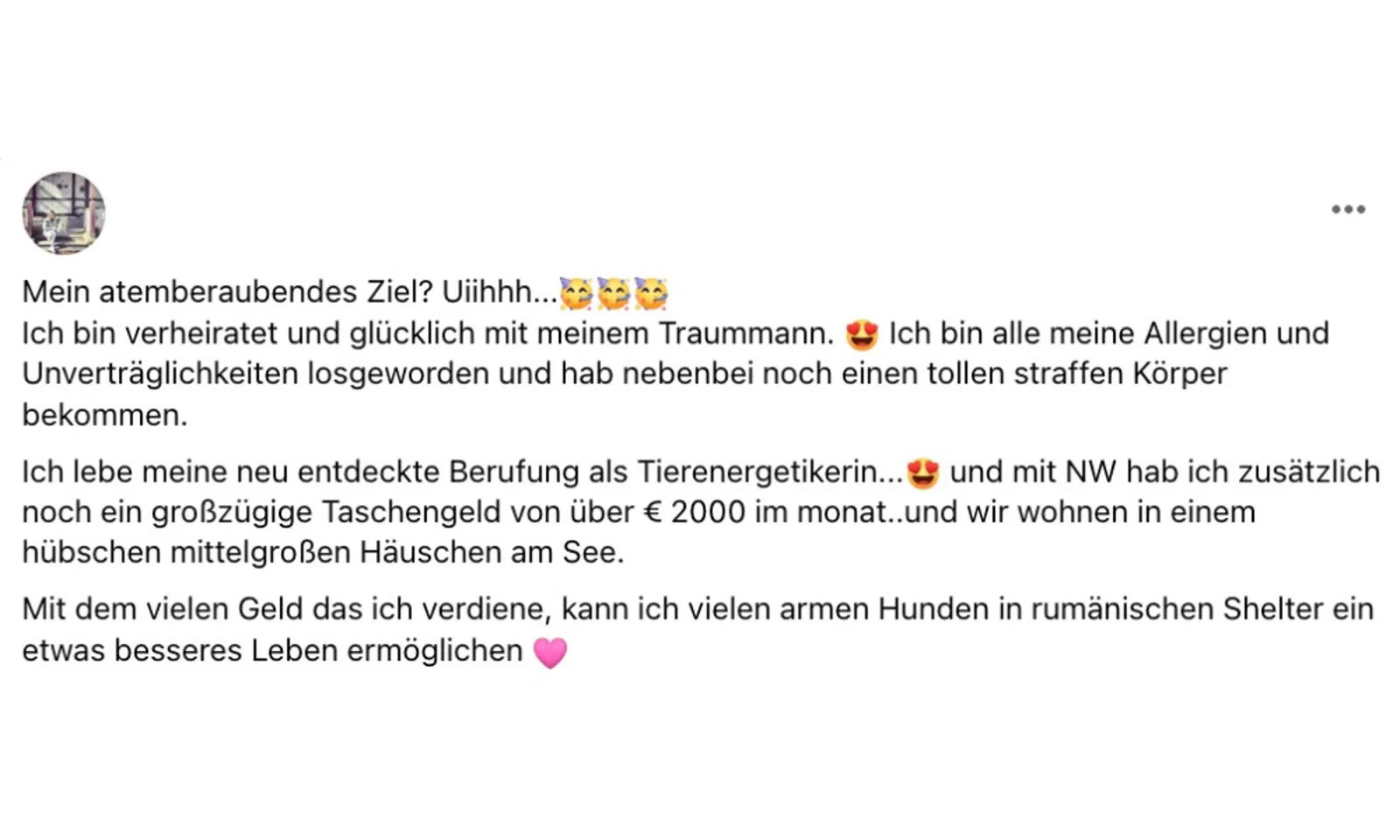 Energetische Heilung Community von Julia Gössler 15 Kundenbericht über berufliche Neuausrichtung, romantische Beziehung, Allergien-Heilung und finanzielle Gewinne durch das Prog