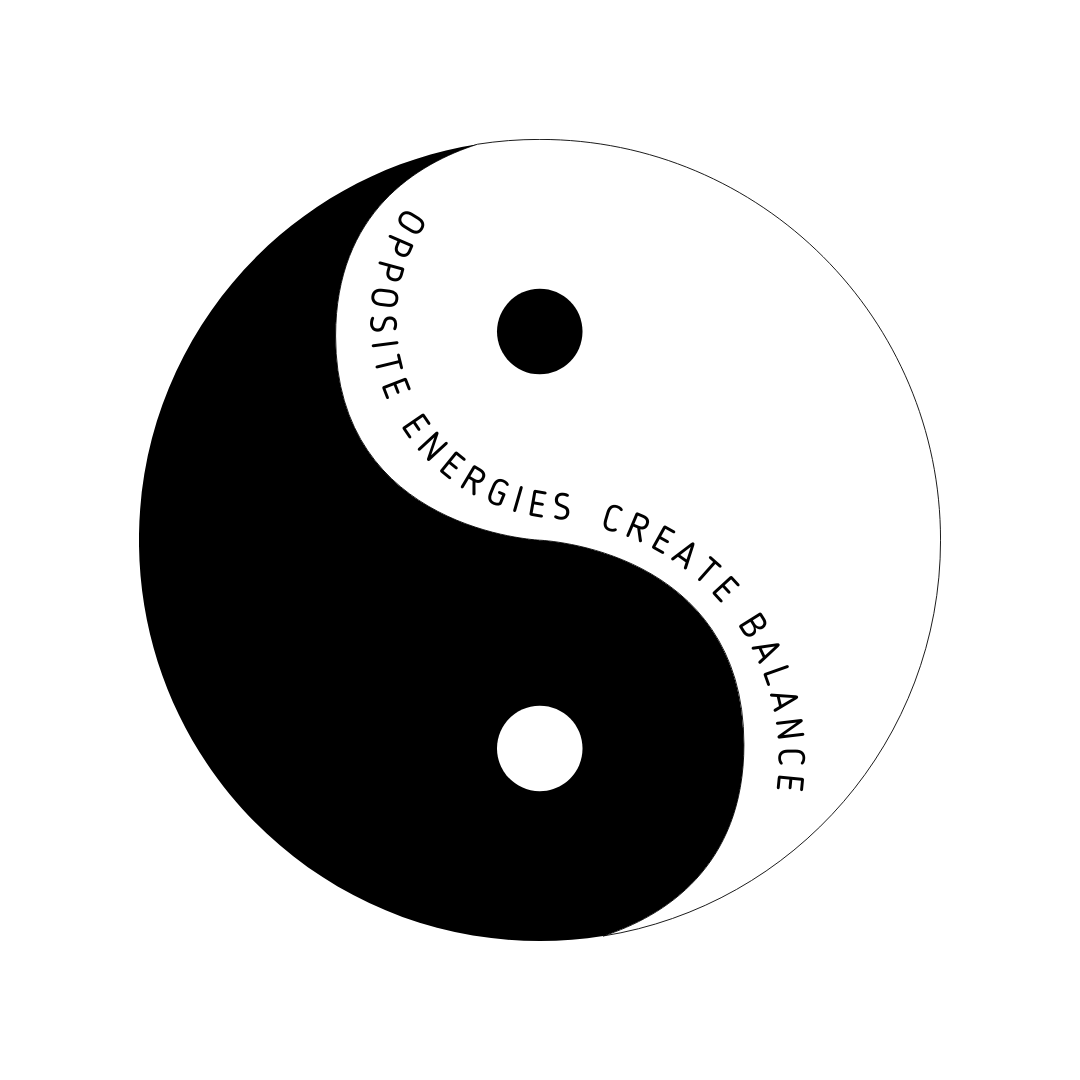 Yin-Yang Symbol für innere Balance Challenge