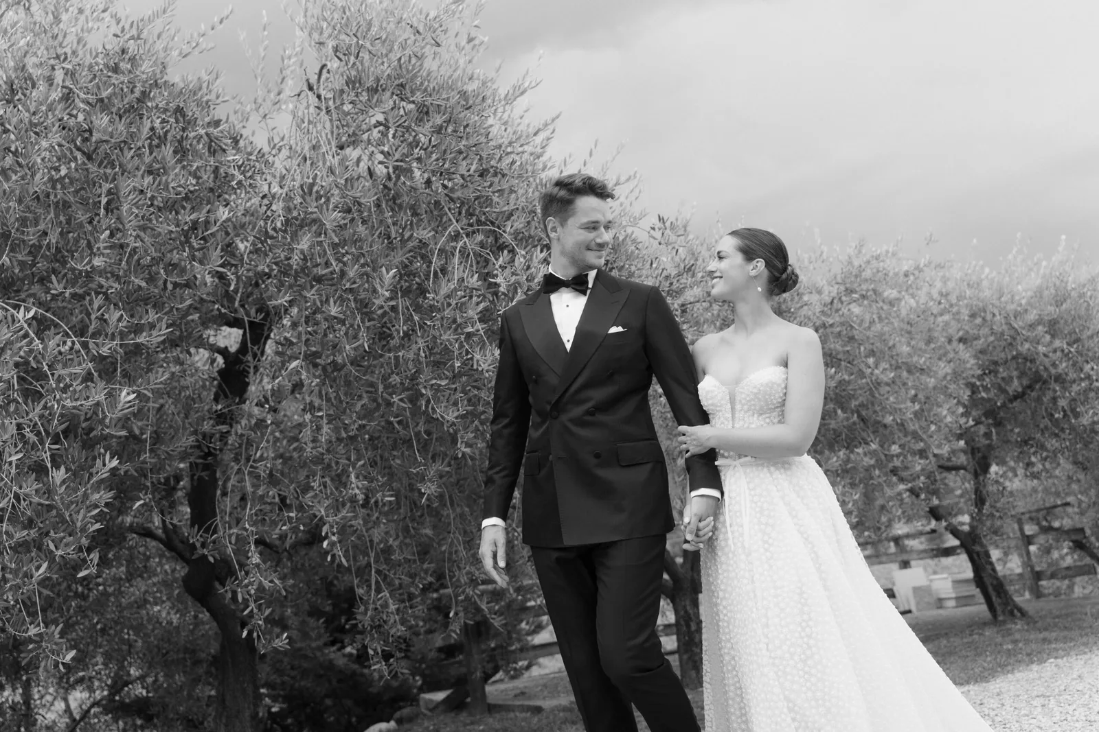 Brautpaar in Olivenhain, Hochzeitsfotografie Mentoring von Mona und Reiner