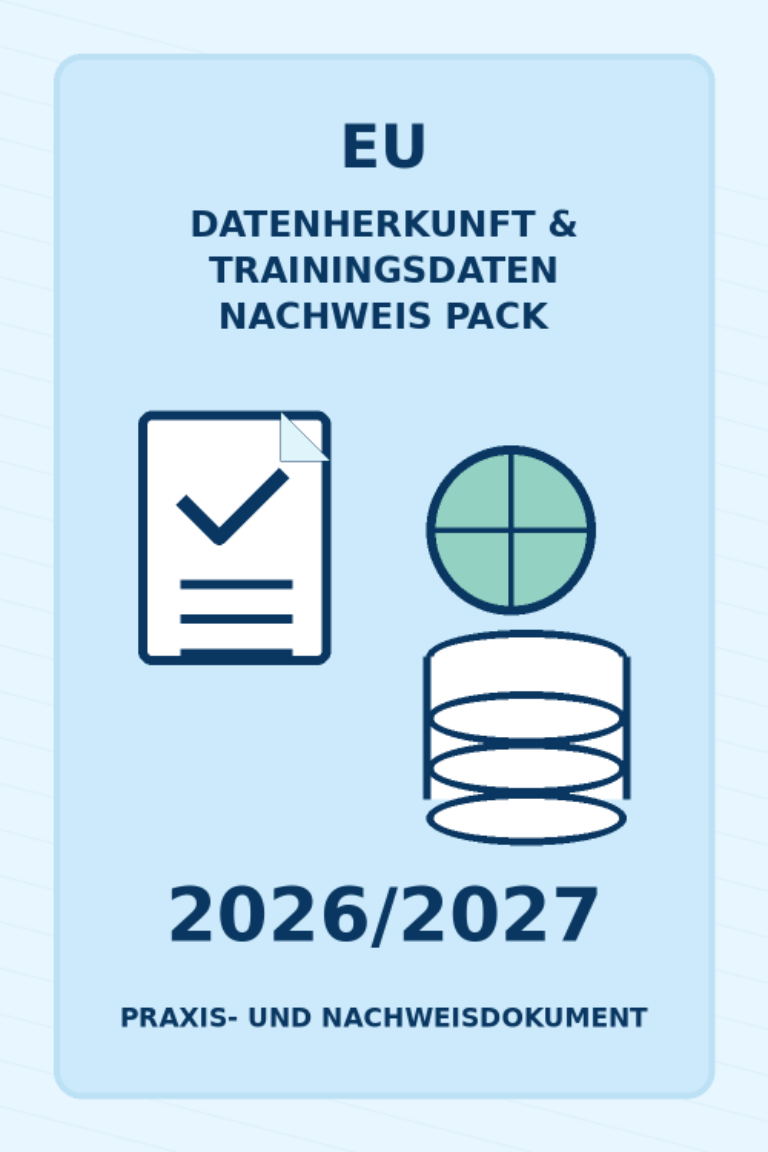 EU Datenherkunft & Trainingsdaten – E-Book mit Compliance-Vorlagen