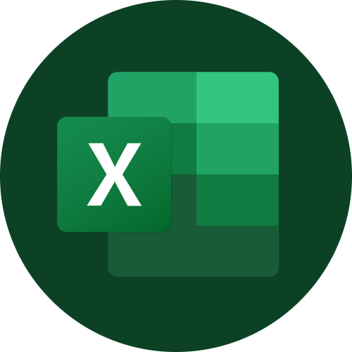 Excel Zauberkasten Logo mit weißem X auf grünem Kreis