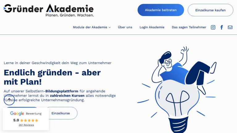 Existenzgründerseminar online – Businessplan-Kurs von Daniel Günther
