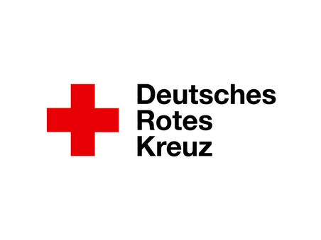 Deutsches Rotes Kreuz Logo mit rotem Kreuz und Schriftzug
