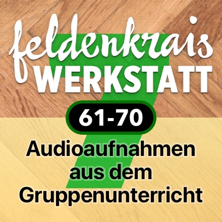 Feldenkrais Werkstatt Cover 61-70 Audioaufnahmen Gruppenunterricht
