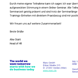 Kundenstimme zum E-Book Finde dein Warum