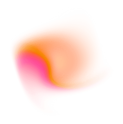 Abstrakte dekorative Grafik mit Farbverlauf von Pink über Orange zu Weiß
