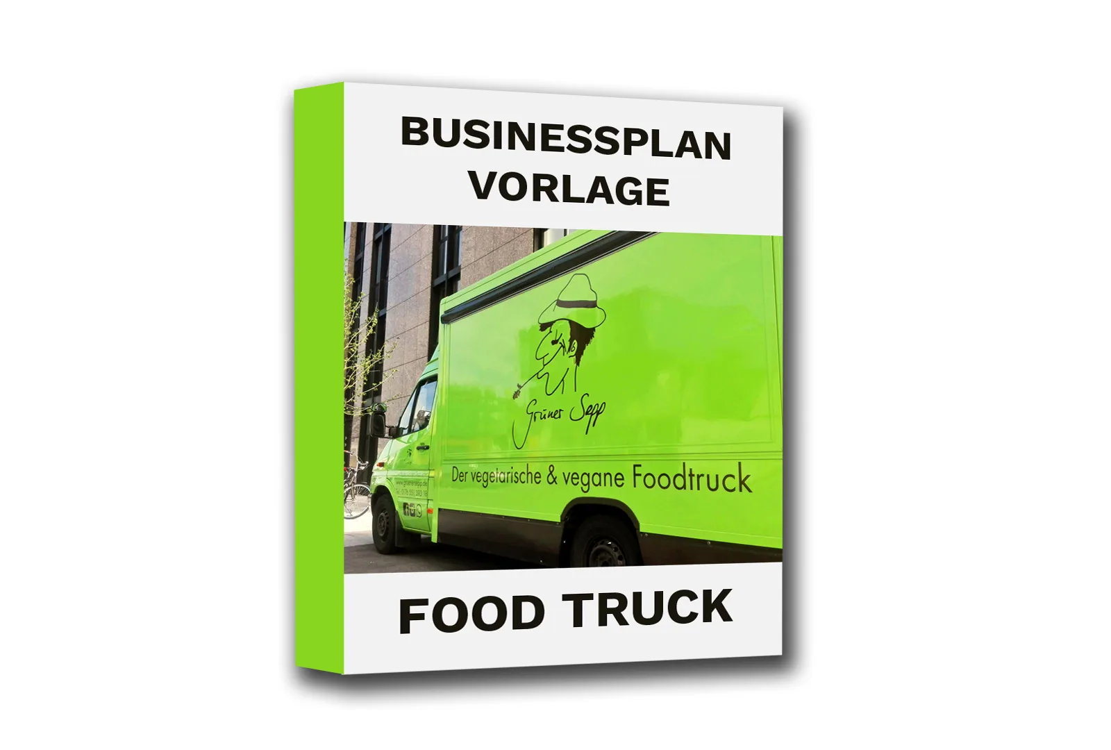 Businessplan Vorlage Food Truck Mockup Produktabbildung