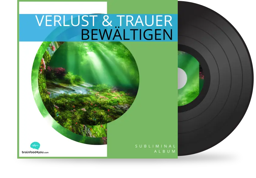 Subliminal Album Cover Verlust und Trauer bewältigen mit Waldbach-Motiv