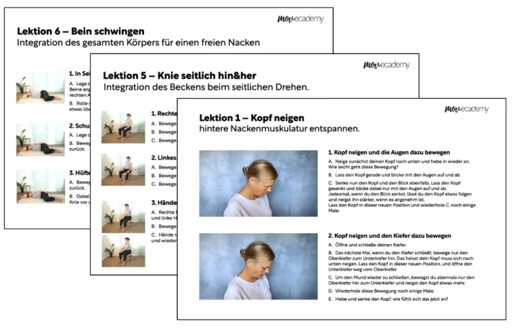 Kursinhalt Freier Hals – Entspannter Nacken Kursprogramm