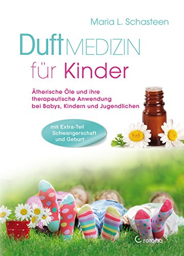 Buch-Cover Duft Medizin für Kinder von Maria L. Schasteen mit bunten Socken und Gänseblümchen