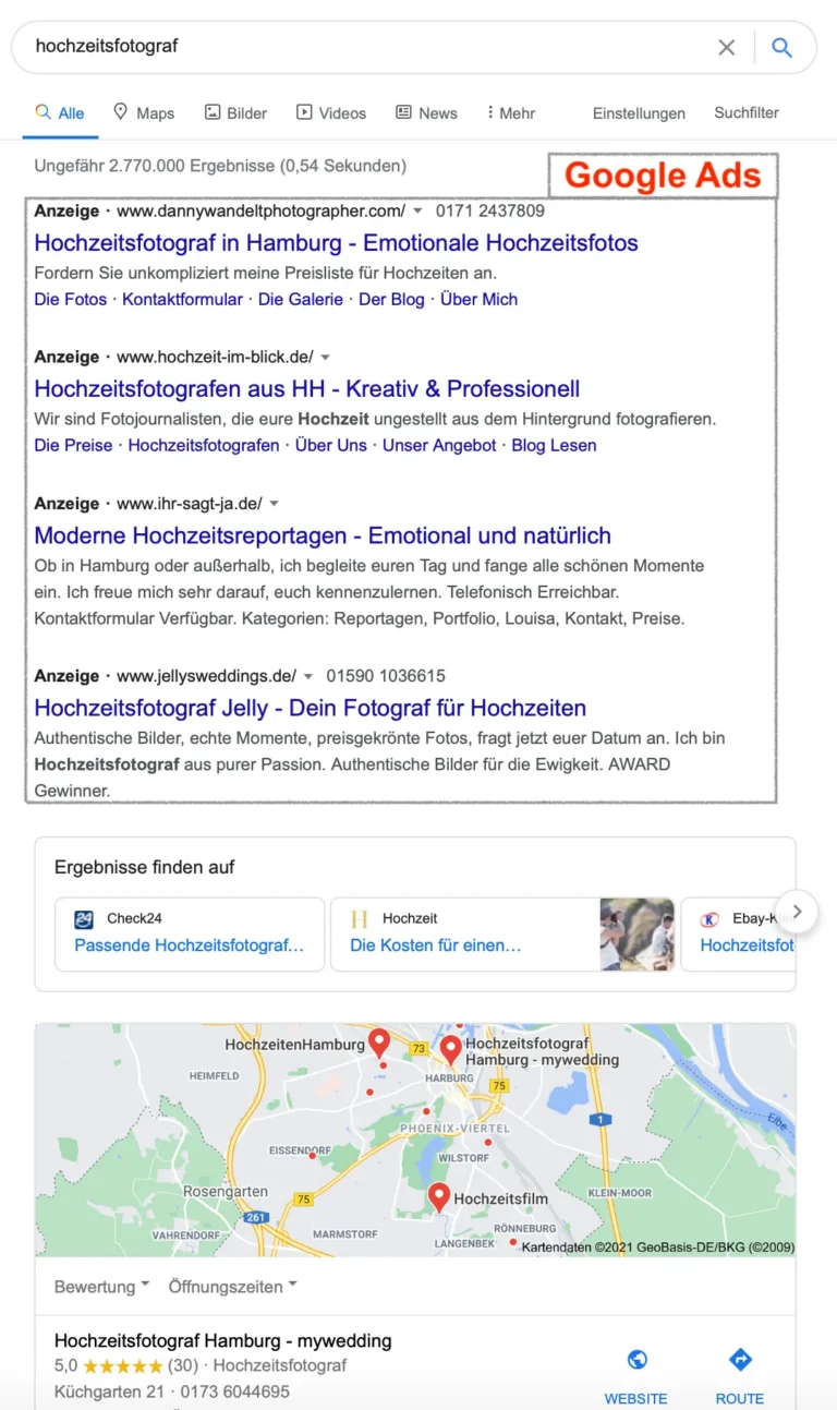 Google Ads E-Book Kurs für Fotografen von Andreas Kirchner