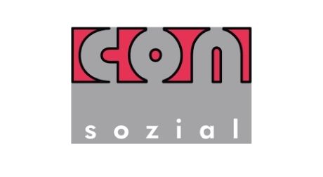 Grenzüberschreitungen professionell lösen und vorbeugen 8 Logo von coni sozial in pink-rot und grau