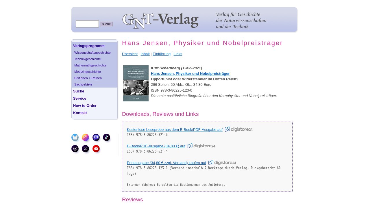 Hans Jensen, Physiker und Nobelpreisträger – Ansicht der Verkaufsseite