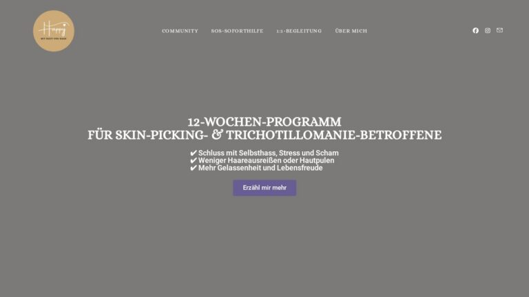 Happy mit Haut und Haar – Gruppencoaching bei Skin Picking