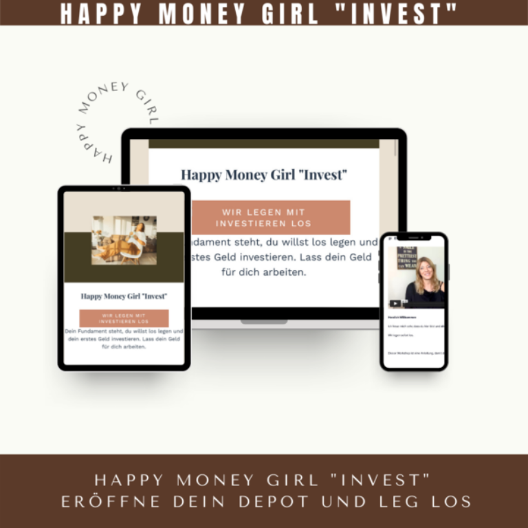 Happy Money Girl – Videokurs zur Geldanlage von Nadja Horlacher