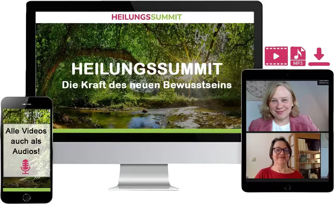 Kongresspaket Heilungssummit 4 Banner mit Video- und Audioinhalten