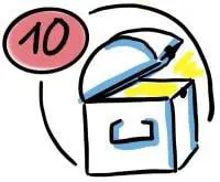 Station 10: Der Schatz das Elixier in Box