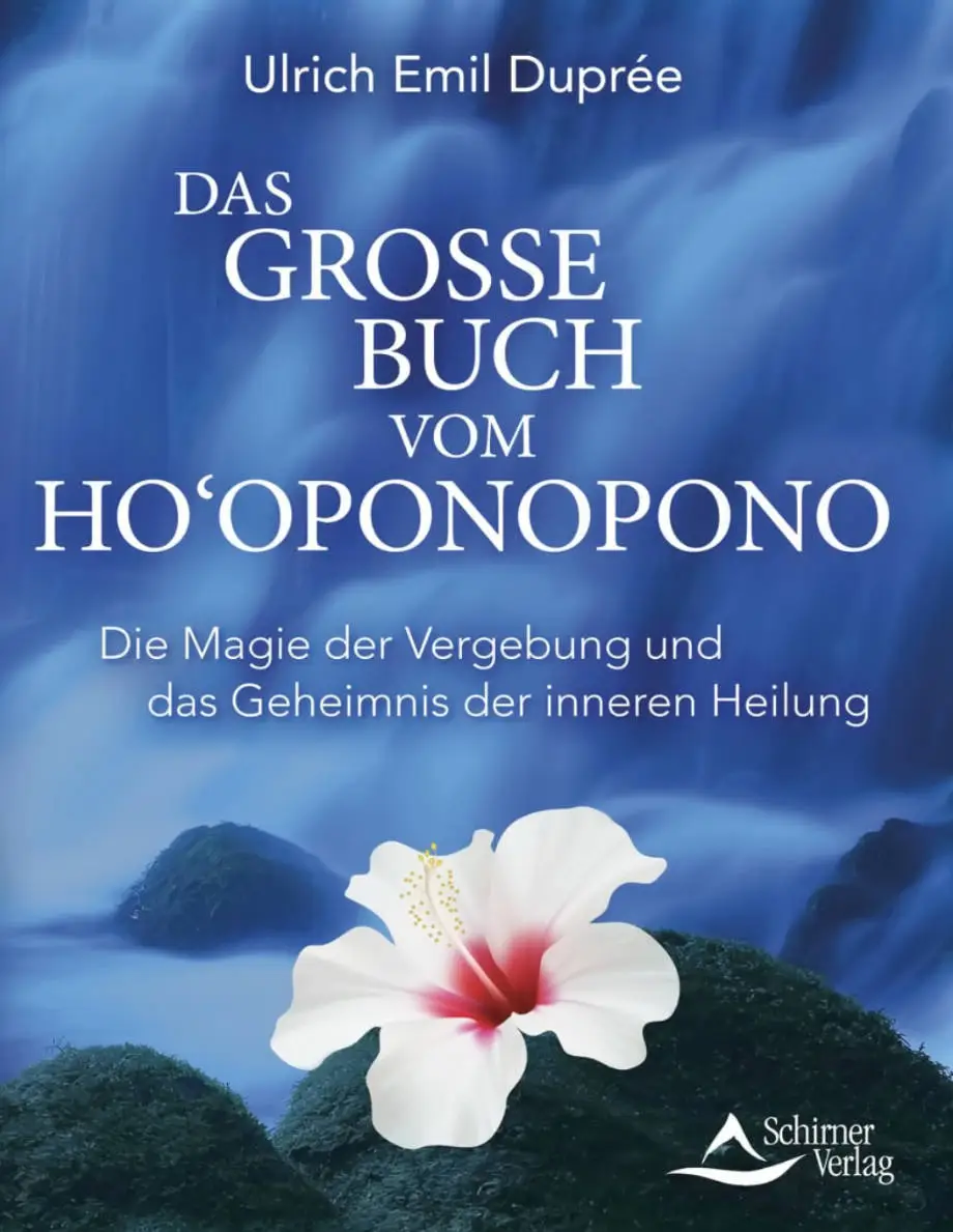 Buch-Cover Das große Buch vom Ho'oponopono mit Hibiskusblüte