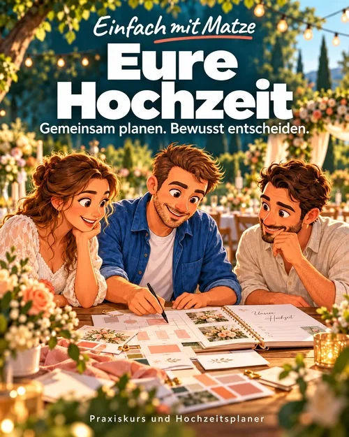 Hochzeit selbst planen – Selbstlernkurs mit Excel-Hochzeitsplaner