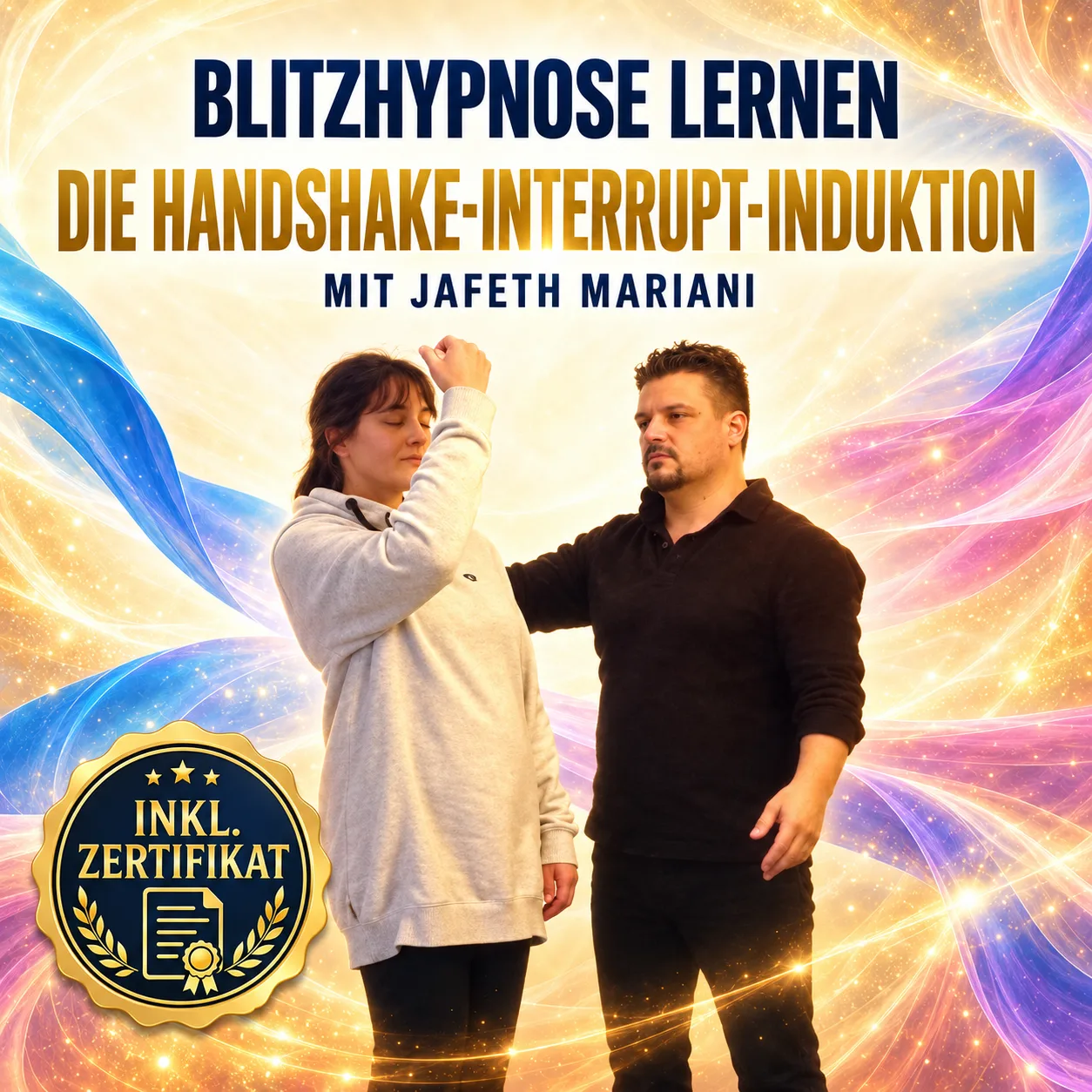 Blitzhypnose-Kurs: Handshake-Interrupt-Induktion mit Jafeth Mariani – Zertifikat inklusive