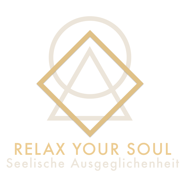 CD Cover Relax your Soul mit Symbol und deutschem Untertitel Seelische Ausgeglichenheit