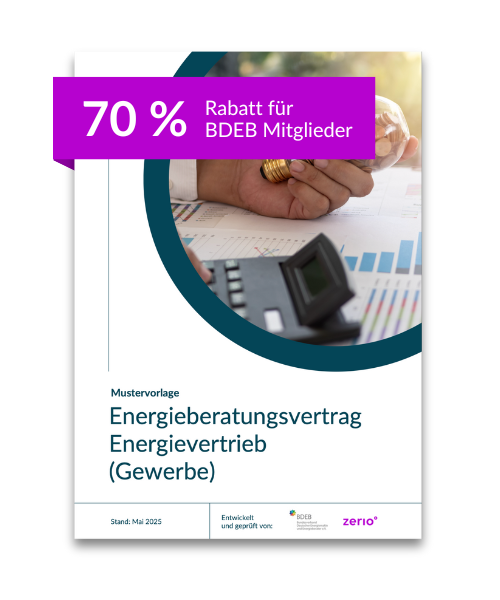Individualvereinbarungen mit WEGs – E-Book Energieverträge 4 Energieberatungsvertrag Gewerbe Vorlage im Workbook