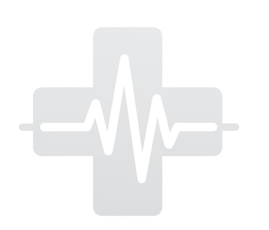 Infinity Sport Pro – KI-Sportcoach für Training & Ernährung 8 Medizinisches Kreuz mit EKG-Welle – Gesundheit Icon