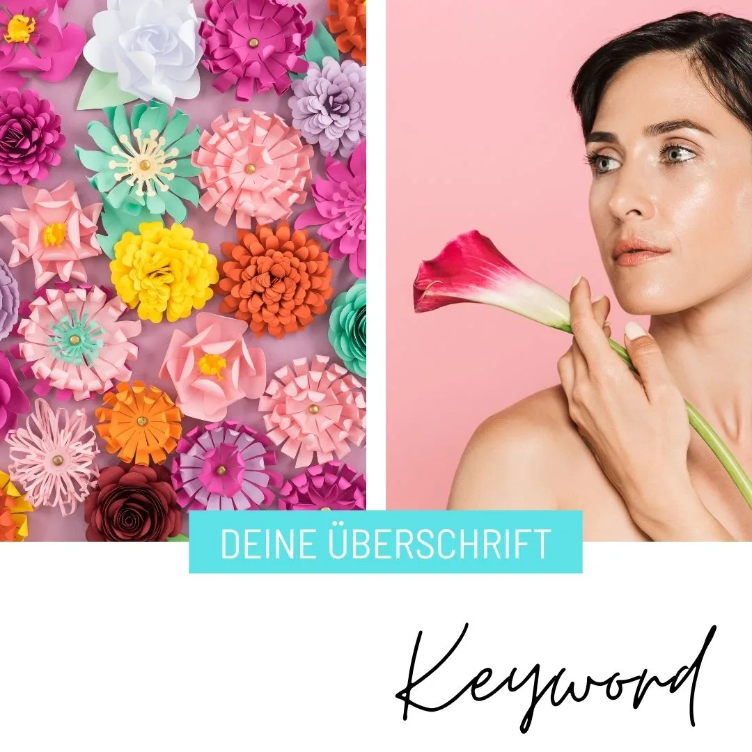 Instagram Post Template Nature Bundle mit natürlicher Farbpalette