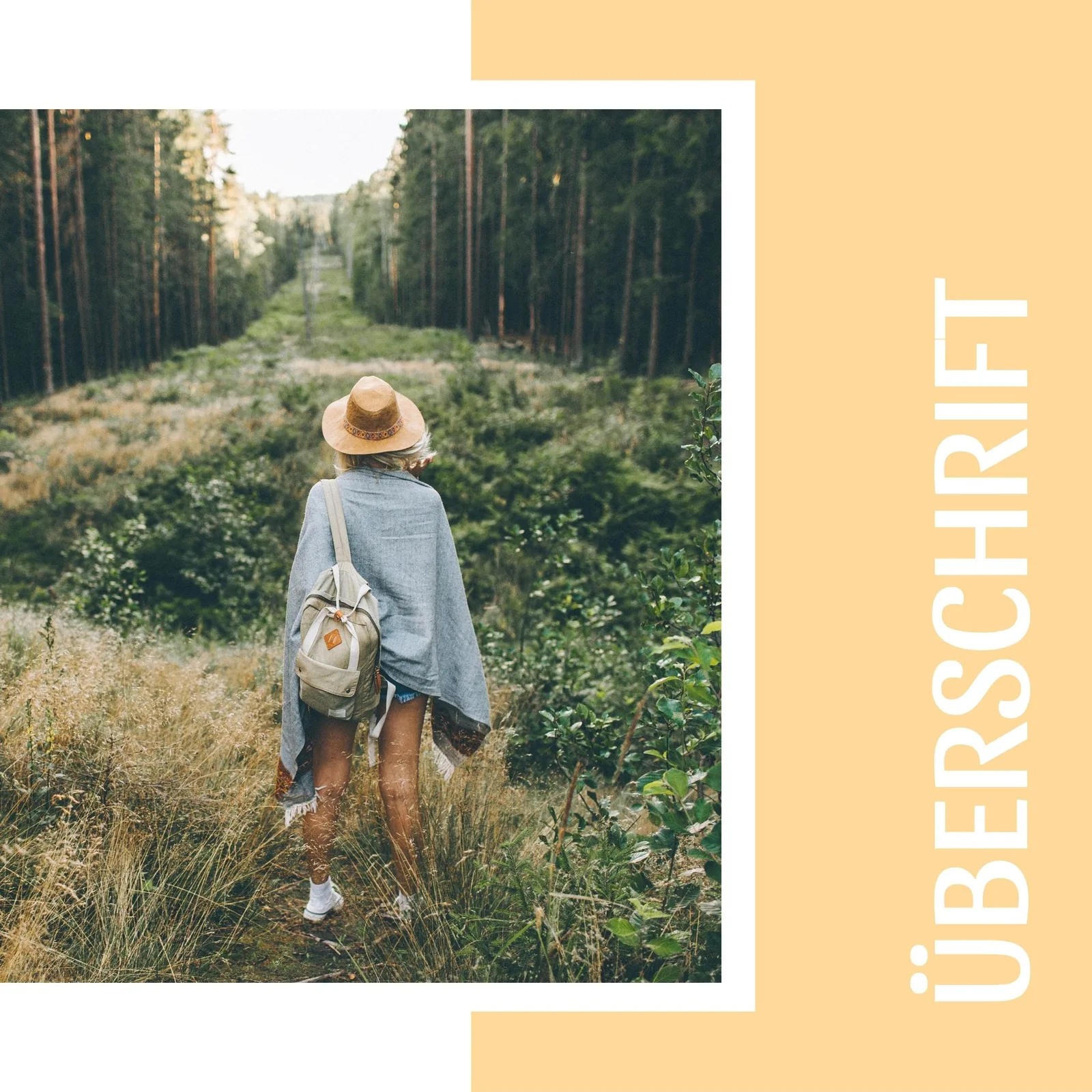 Instagram Carousel Template aus Nature Bundle mit mehreren Layouts