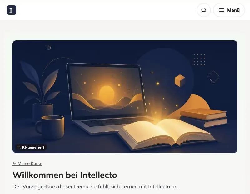 Programm und Kursstruktur in der Academy-Software