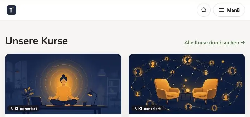 Website-Verwaltung in der Academy-Software