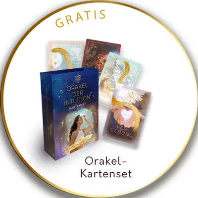 Intuition Community – Coaching für Herzens-Business 11 Orakel der Intuition Kartenset Banner – Gratis Angebot mit Kartendeck und Begleitmaterial