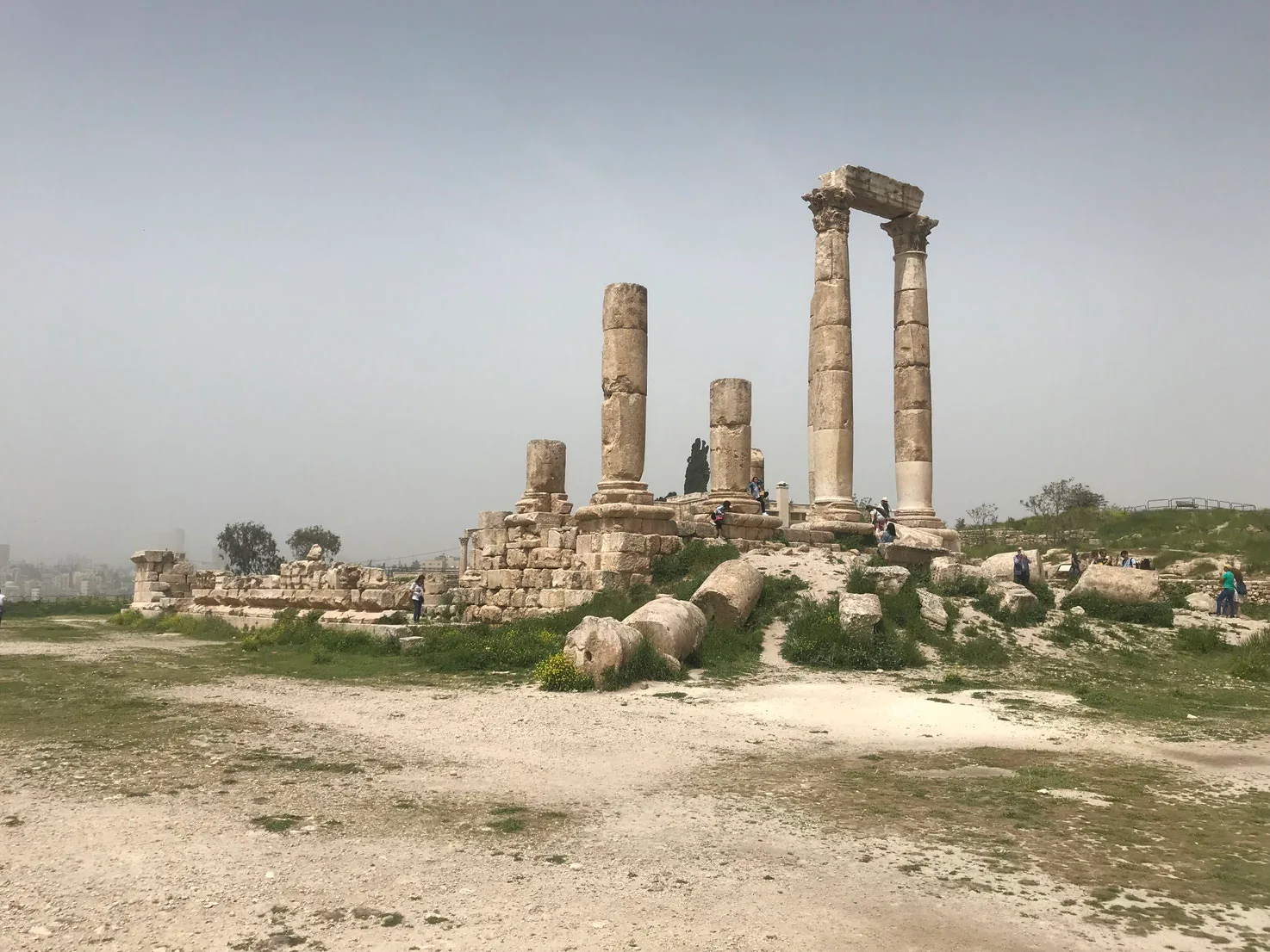 Herkulestempel Amman Jordanien antike römische Ruinen