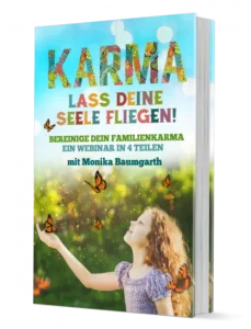 Buchcover Karma – Lass deine Seele fliegen mit Mädchen und Schmetterlingen