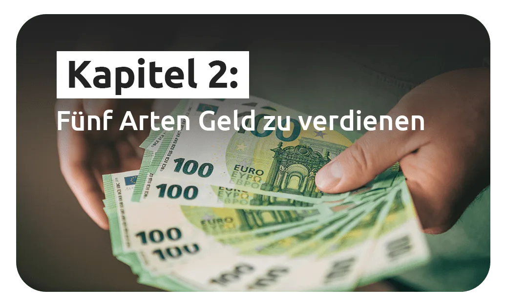 Kapitel 2 Übersicht mit Euro-Banknoten