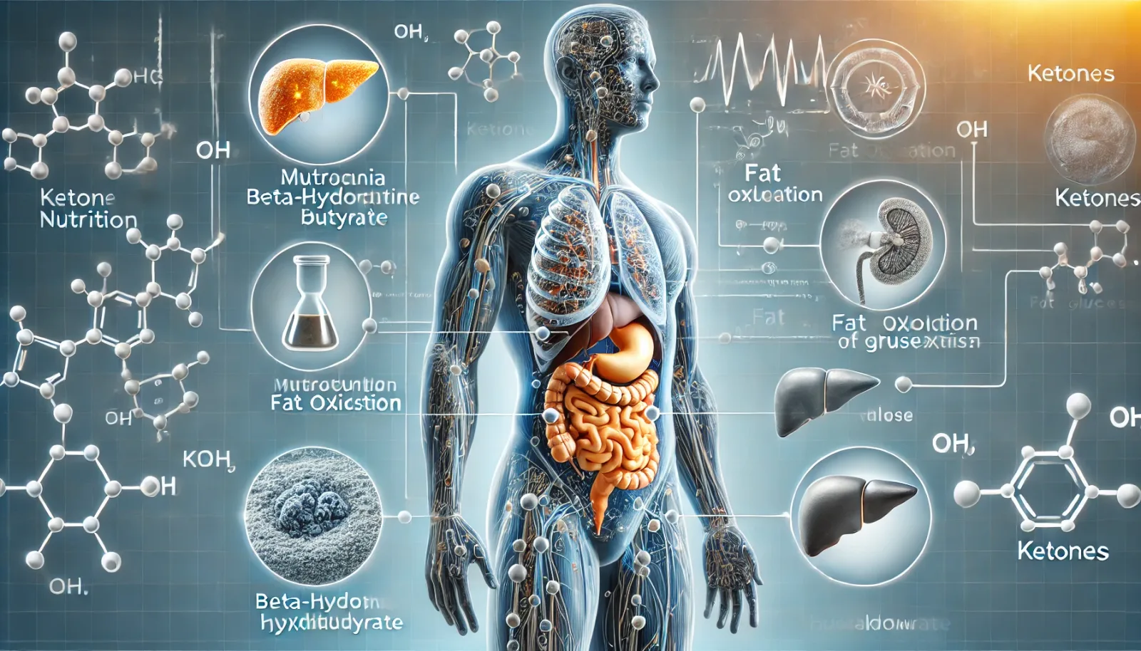 Ketogene Ernährung Ketone Fettstoffwechsel Mitochondrien Anatomie Grafik