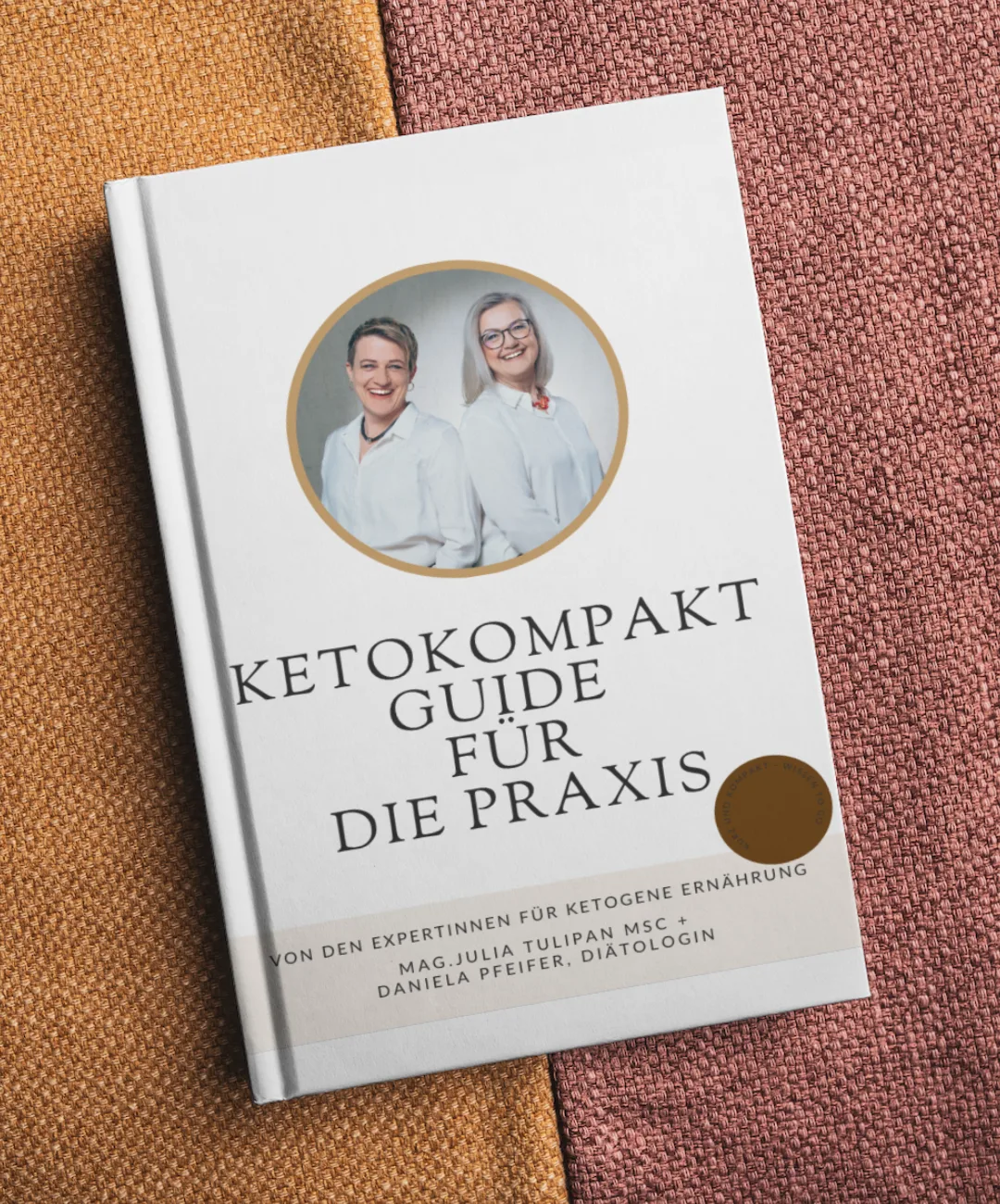 Keto Kompakt Guide Buch-Cover mit Autorinnenporträts, Praxis-Guide