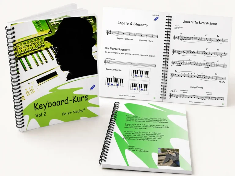 Keyboardkurs Vol. 2 – Lehrbuch inkl. USB-Stick von Peter Neuhof