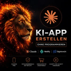 KI-App Masterclass Videokurs Hero-Bild mit Produkttitel und Autor worldxpb