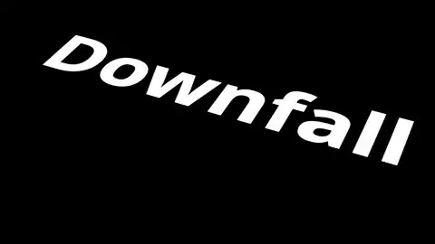 Cube Text Effekt mit Text Bottom und Text Back in 3D-Perspektive auf rotem Hintergrund