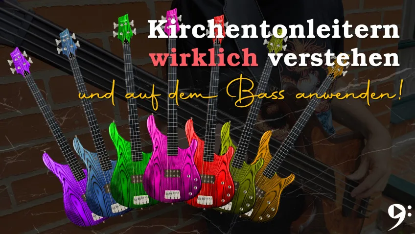Kirchentonleitern wirklich verstehen – Videokurs für E-Bass 2 Kirchentonleitern Videokurs mit Eddi Andreas
