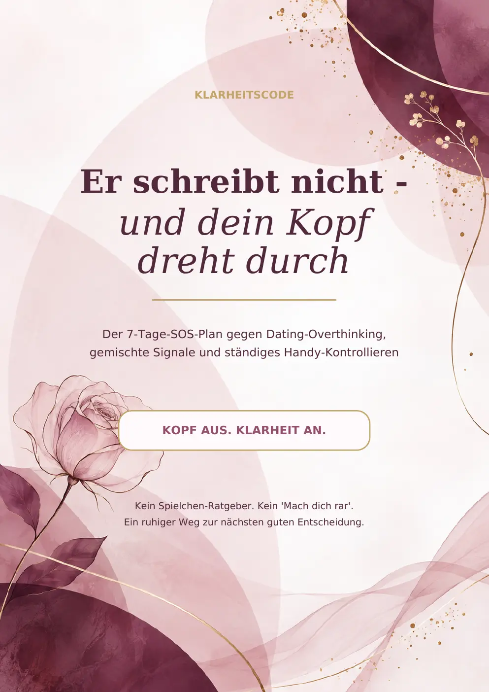 Cover des Klarheitscode E-Books