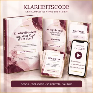 Klarheitscode Bundle mit E-Book, Workbook, SOS-Karten und Audios