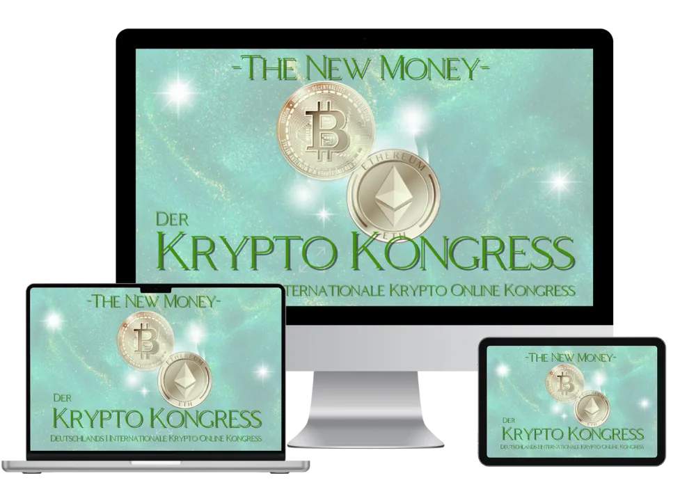 Der Krypto Kongress auf Desktop, Laptop und Tablet – Responsive Multi-Device Ansicht