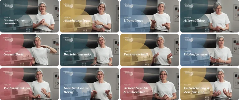 Lebens-Wandel-Pensionierung – Videokurs zur Pensionierung